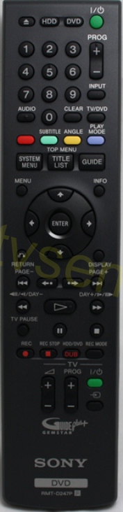 RMT-D247P   DVD/HDD-