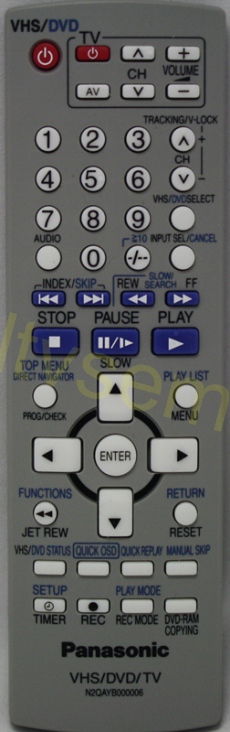 N2QAYB000006   DVD/VHS- Panasonic NV-VP60EE-S