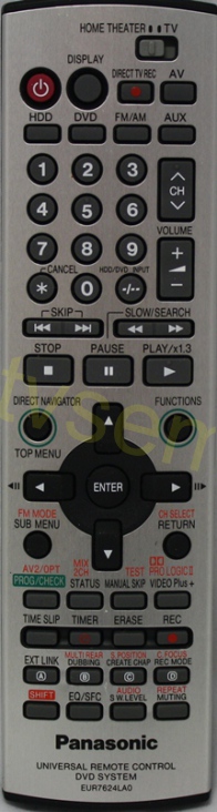 EUR7624LAO [UNIVERSAL REMOTE CONTROL DVD SYSTEM]   ()
