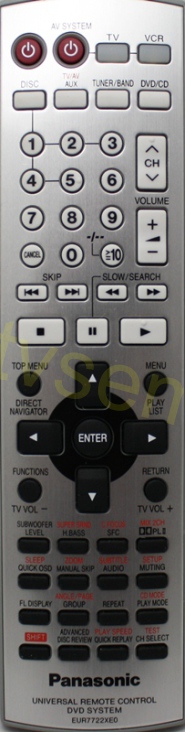 EUR7722XEO [UNIVERSAL REMOTE CONTROL DVD SYSTEM]     