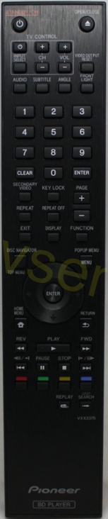 VXX3375  Blu-ray- Pioneer