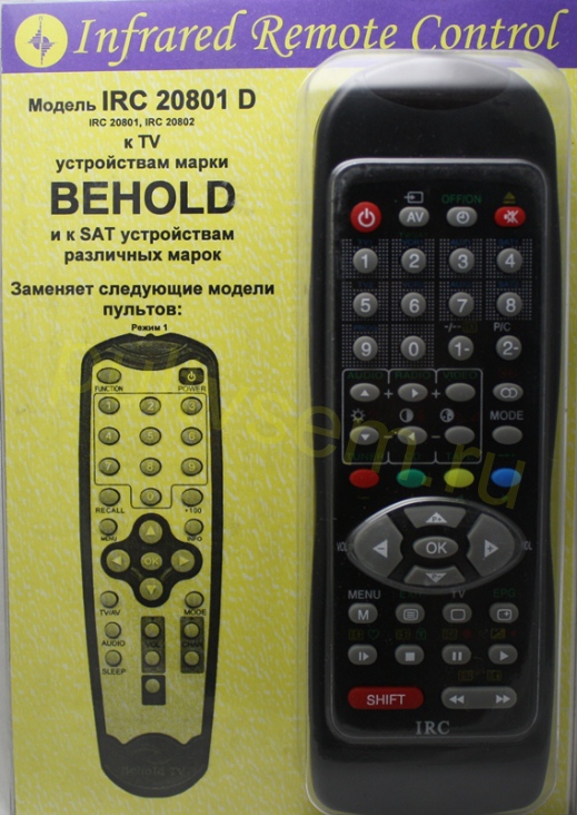 IRC-20801 D [ BEHOLD TV, SAT]