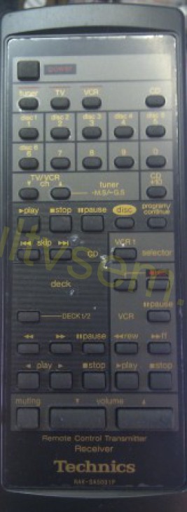 RAK-SA5001P оригинальный пульт