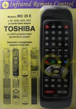 IRC-25Е [Toshiba TV, VCR, DVD]