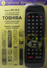 IRC-25 [Toshiba TV, VCR, DVD]