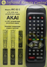  IRC-02E [AKAI TV, AUX,VCR,SAT]