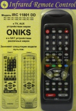 IRC-11801 DD [ONIKS TV, AUX, SAT]