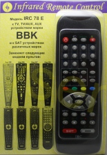 IRC-78E BBK [TV,TV/AUX,AUX]