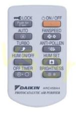   MCK75J Daikin ARC458A4 